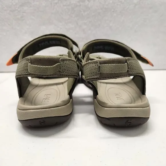 Teva Cross-Foot Sporty Closed Toe Tirra Ct Sandal Burnt Olive Womens Size 9 NWOT - Picture 5 of 11
